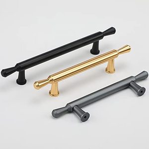 Modern Simple Solid <strong>Gold</strong> Handle Brushed <strong>Knob</strong> for Bedroom Furniture-Dresser Wardrobe <strong>Door</strong> Shoe Cabinet Drawer Aluminum - Product Image 5