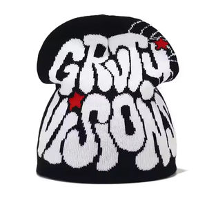 Nouveau design 2026 – Bonnets unisexes 100 % acrylique personnalisés avec strass, jacquard coloré, tendance, chauds et très vendus - Product Image 5