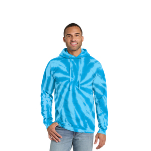 Premium hommes cravate teinture à capuche coton polaire sweat décontracté coloré Streetwear haut à capuche pour un usage quotidien - Product Image 1