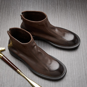 Zapatos Casuales Ligeros con Plantilla Absorbente de Sudor y Estructura Flexible, Zapatos Diarios para Hombre, Zapatos de Cuero - Product Image 5