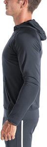 Veste coupe-vent longue pour homme de marque en gros, style vintage, légère, imperméable, décontractée, avec capuche et devant à rabat - Product Image 2