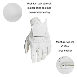 Custom Logo Cabretta Leather Golf <b>Gloves</b> High Impact Premium Quality A+ Leather Men/Women Left Hand Golf Accessory - Product Image 3