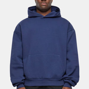 Custom Vintage Faded Hoodies Acid Wash Pullover Mens Distressed Oversized Cotton Fleece Drop Shoulder Boxy Fit Hoodie - Product Image 2