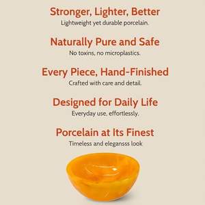 Tazón de Resina Hecho a Mano, Ecológico y Libre de BPA - Elegante Tazón para Frutas y Ensaladas para la Mesa del Comedor del Hogar - Product Image 4