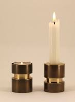 Bougeoir design base bulle bougeoir laiton noir argent support lampe décorative moderne base mariage maison table décor