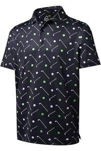 Camiseta de Golf Unisex de 200 Gramos para Hombre, de la Mejor Calidad, Diseño Personalizado, Impresión por Transferencia de Calor, Colores Personalizados, Cuello Alto - Product Image 5