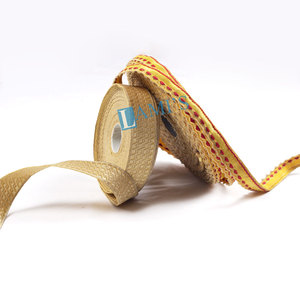 Vente en gros de dentelle uniforme tressée en or dentelle personnalisée en fil de métal et mylar lacets de tresse de cérémonie - Product Image 1