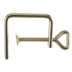 Nickel-Plated 50mm Clamping Width Fretwork Clamp for Wood Crafts Wooden Boxes <b>Wall</b> <b>Signs</b> Thickness 4mm - Product Image 1