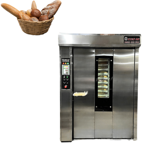 Nouveau stock chariot à four rotatif Machine de cuisson électrique 32 plateaux moteur rotatif 1.5Hp à usage industriel - Product Image 1