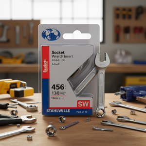 <b>Socket</b> Wrench Insert 456 13 3/8 Inch 6 Point SW 13mm L.<b>30mm</b> STAHLWILLE-Pack of 10 - Product Image 3