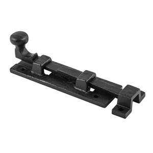 Loquets de porte en métal avec finition oxyde noir, forme plate, pour installation dans les maisons et villas, quincaillerie de porte et de portail - Product Image 1