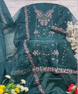 Pakistansalwar Suit Kameez <b>Plus</b> <b>Size</b> Winter Abaya Elegant <b>Linen</b> Modest <b>Dress</b> Dubai Abaya 3 Piece Turkey Moslem Set - Product Image 3