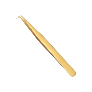 Pince à épiler pour cils en acier inoxydable pince à épiler super dure pince à épiler antistatique de haute précision pour extensions de cils - Product Image 2