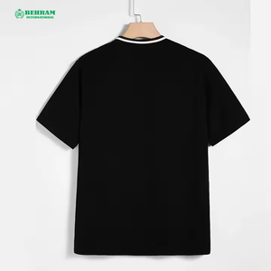 เสื้อยืดคอกลมทรงหลวมสำหรับผู้ชาย ผ้าฝ้าย 100% เป็นมิตรกับสิ่งแวดล้อม ไม่ยับง่าย แฟชั่น ราคาถูก รับสกรีนโลโก้ ขายส่ง แขนสั้น - Product Image 4