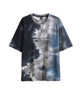 2025 T-shirt d'exercice personnalisé pour hommes de haute qualité en coton respirant Tie Dye imprimé par les fabricants d'impression de t-shirts - Product Image 2