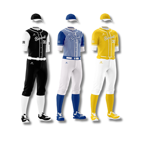 Camiseta de sublimación a granel para hombre, ropa deportiva OEM/ODM Uniforme de béisbol con seis botones hacia abajo Fabricantes Envío a todo el mundo - Product Image 2