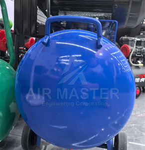 Compresor de aire de transmisión por correa industrial portátil de aire de pistón de alto rendimiento 3HP 2.2KW 960 RPM 250L/min Salida 8 Bar Presión - Product Image 2