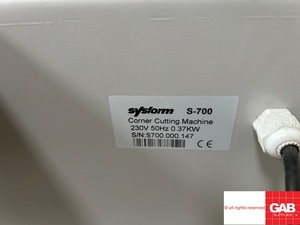 Góc cắt máy cắt góc tròn-sysform S-700 Máy cắt góc tròn - Product Image 5
