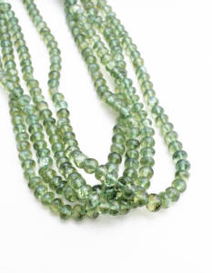 Cuentas Facetadas de Apatita Verde, Cuentas de Piedras Preciosas Naturales para la Elaboración de Joyería Fina - Product Image 5