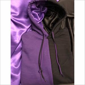 Sudadera con capucha dividida bordada con estampado personalizado y forro de satén 65% poliéster 35% algodón temporada de otoño logotipo personalizado de HoopUp Gears - Product Image 5