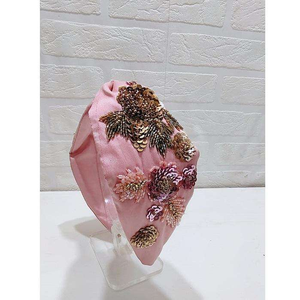 Stylish Decorative <b>Headband</b> with Multicoloured Seed Beads Made from Premium Materials <b>for</b> a Luxury Look and Comfortable Hair Fit - Product Image 6