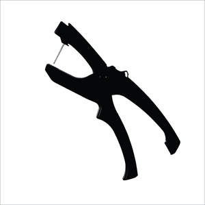Pince d'identification auriculaire noire pour bétail (porcs, moutons, bovins) – Applicateur d'étiquettes auriculaires pour animaux - Product Image 2