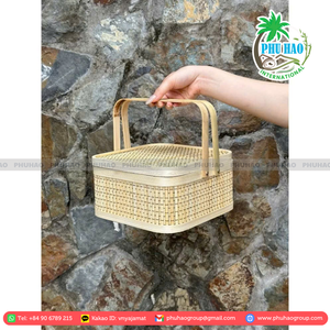 MEILLEUR PRODUIT Panier cadeau durable en bambou du Vietnam pour offrir des cadeaux durables et les consommateurs soucieux de l'environnement - Product Image 4
