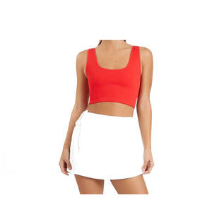 Conjunto Deportivo de Alta Calidad al por Mayor 2025, Top Deportivo y Leggings Personalizados con Frente Sólido, Ropa Deportiva para Yoga, Ejercicio, Gimnasio, Transpirable - Product Image 5