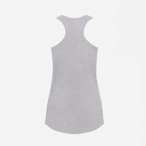 Next Level Women's Ideal Racerback Heather Gray Tank Women Tank Top Breathable Gym Racerback Tank Top - Product Image 2