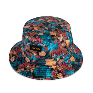 Unisex Sombrero de Cubo Harajuku Graffiti Carta Mujeres Hombres Pesca Pescador Sombrero Verano al Aire Libre Panamá Hip Hop Gorra Bordada Personalizada - Product Image 3