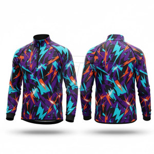 Veste à fermeture éclair sur le côté pour homme, sublimée, à séchage rapide, pour la course à pied, la salle de sport et l'entraînement - Product Image 3