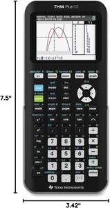 TI-84เครื่องมือเท็กซัสพร้อมเครื่องคิดเลขกราฟสี CE ใช้แบตเตอรี่สำหรับโรงเรียนและสำนักงาน - Product Image 2