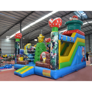 Custom Size Cartoon Theme <b>Inflatable</b> Bounce <b>House</b> Slide Combo Commercial Grade PVC Bouncy Jumping <b>House</b> Portable Kids Jumper For - Product Image 5