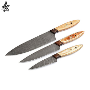 Cuchillo de Chef personalizado de alta resistencia, hecho a mano, de carnicero forjado, 8 pulgadas, profesional, de Chef de cocina de acero de Damasco - Product Image 6