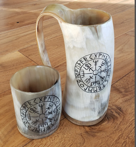 Viking Drinking Mugs, Anniversary Gift, Husband Gifts, Couples Gift, Christmas Gifts - Product Image 1