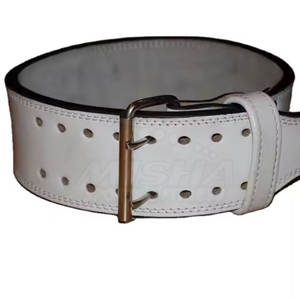 Ceinture de musculation en cuir de vache respirante et légère pour la musculation et la musculation - Product Image 6