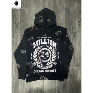 Custom Heavyweight Fleece Sweatshirts for Men Washed Athletic Oversize Hoodie for Winter <b>Matching</b> <b>Hoodies</b> for <b>Couples</b> - Product Image 1