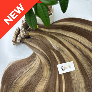 Productos calientes Mujeres Superventas 2024 Cinta invisible SDD Recto Suelto Onda profunda Color claro 100% Cabello humano virgen real - Product Image 5