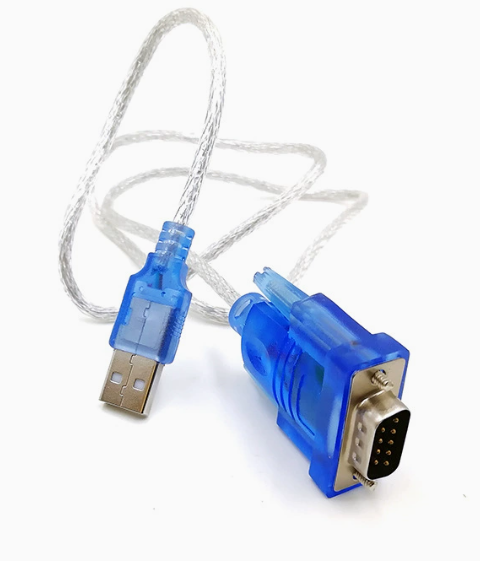 OEM ODM Factory High Quality Customized D-sub Single Plug Shielded Data Cable RS232 to USB-A 0.8 m Terminal Connector Cable