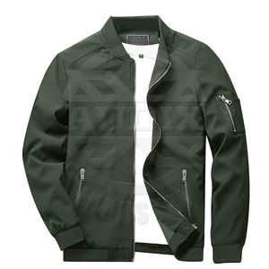 Chaqueta Bomber Deportiva Ligera y Delgada de Corte Ajustado para Hombre, Primavera/Otoño, Chaqueta de Invierno Cálida para Hombre - Product Image 4