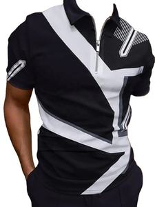 Polos de Golf Personalizados con Logotipo, Ligeros, Elásticos en 4 Direcciones, Corte Ajustado, Estampado, Cuello Rígido, para Hombre - Product Image 3