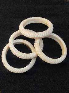 กำไลเขาควายตัวหนาสำหรับผู้หญิงสร้อยข้อมือเครื่องประดับขัดมันเป็นมิตรกับสิ่งแวดล้อมทำด้วยมือโอบรับสไตล์ที่เป็นเอกลักษณ์ของคุณ - Product Image 6