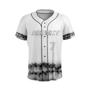 High Quality Custom Polyester <b>Baseball</b> Jersey Breathable Sportswear with Stylish New Style Regular Fit Featuring High-Stitching - Product Image 1