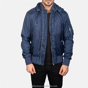 Nouvelle arrivée 2026 : Blouson aviateur matelassé personnalisé pour homme, fermeture éclair frontale, coupe oversize - Product Image 4