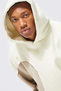 Custom Winter Sportswear Multi Panel Oversize Pullover <b>Hoodie</b> Sweatpants Jogger Sets Tracksuit for <b>Men</b> 100% Cotton Fleece - Product Image 4