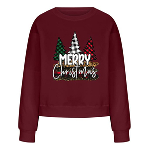 เสื้อสเวตเชิ้ตคู่รักพิมพ์ลายดิจิทัลสีสันสดใสสำหรับฤดูหนาว คอทรงกลม สกรีนโลโก้ได้ตามต้องการ คุณภาพสูง เป็นมิตรกับสิ่งแวดล้อม - Product Image 5