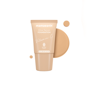 Base de Maquillaje en Crema en Mini Tubo Glow Serum - 18 ml, Maquillaje Líquido Iluminador Vegano de Larga Duración - Product Image 1
