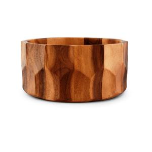 Plateau saladier le plus vendu Taille personnalisée Bol en bois d'acacia fabriqué en Inde Fournisseur en gros - Product Image 6