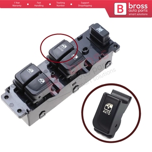 Cubierta de Botón de Control de Ventana Delantera Izquierda BDP1147 935701J100 para I20 2008-2014 - Product Image 5