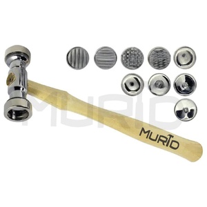 Murid Industry's Best High Quality Texturing <b>Hammer</b> with 10 Interchangeable Faces Titanium Steel Plastic Brass-for DIY Grading - Product Image 2